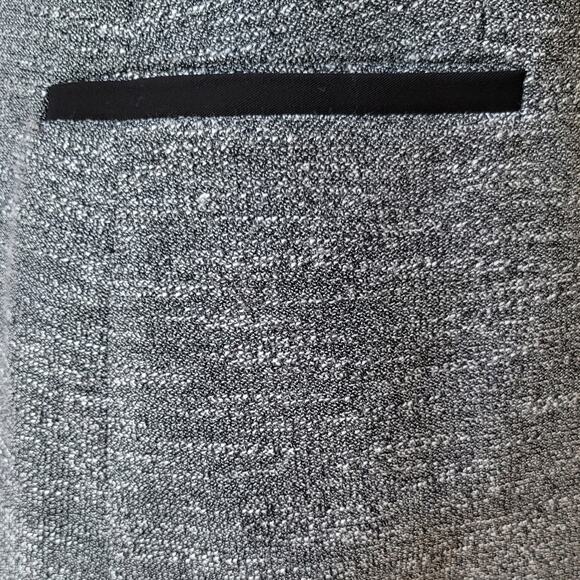 Tommy Hilfiger Gray Knit Blazer 6 Tailored Lined Elbow Patch Preppy Work Jacket - Picture 7 of 16